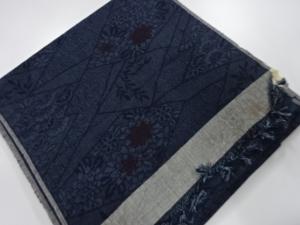 アンティーク　正絹　紬　着尺反物